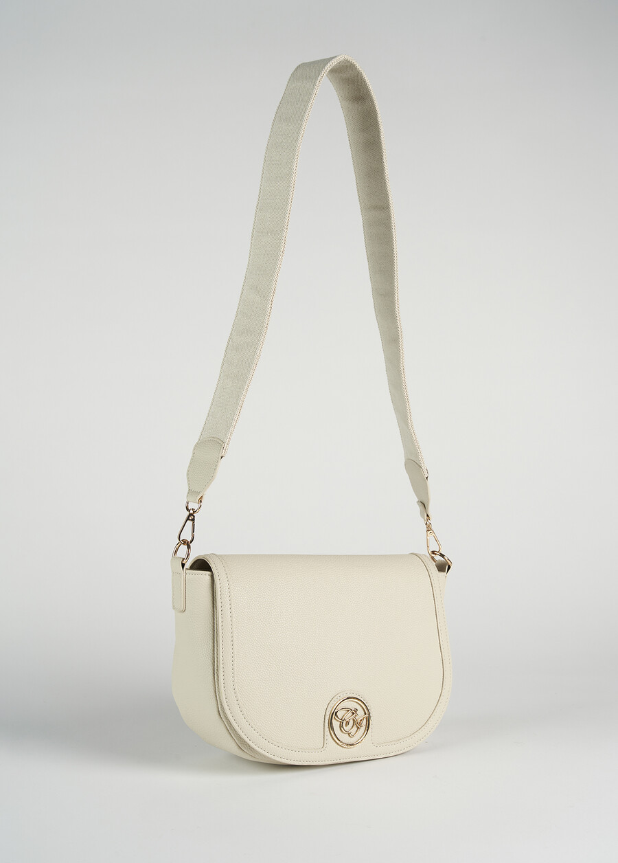 Tracolla Bammy in ecopelle BEIGE AVENAMARRONENERO BLACK Donna , immagine n. 3