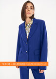 Grazia single-breasted blazer BLU ELETTRICO Woman image number 1