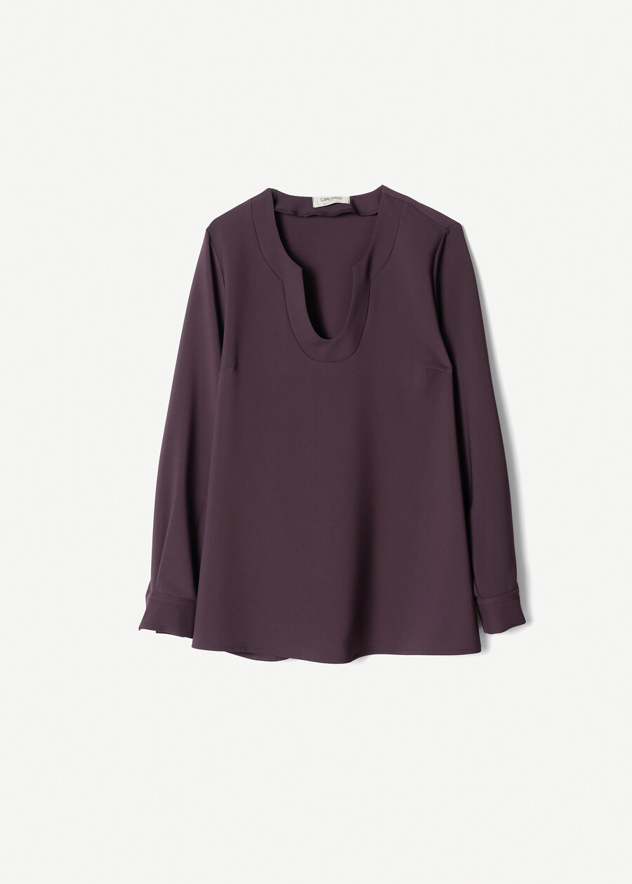 Charlen cady blouse VERDE PAVONEVIOLA VINACCIA Woman , image number 5