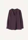 Charlen cady blouse VERDE PAVONEVIOLA VINACCIA Woman image number 5