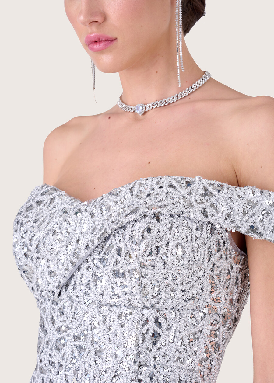 Abito in pailettes Amy GRIG SILVER  Donna , immagine n. 2