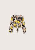 Blusa corta Cassia NERO Donna immagine n. 5