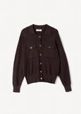 Cardigan Camilla con collo baby MARRONE CAFFEGRIGIO PERLA Donna immagine n. 5