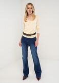 Maglia polo Margaret con finta canotta BEIGE LATTEBLU Donna immagine n. 4