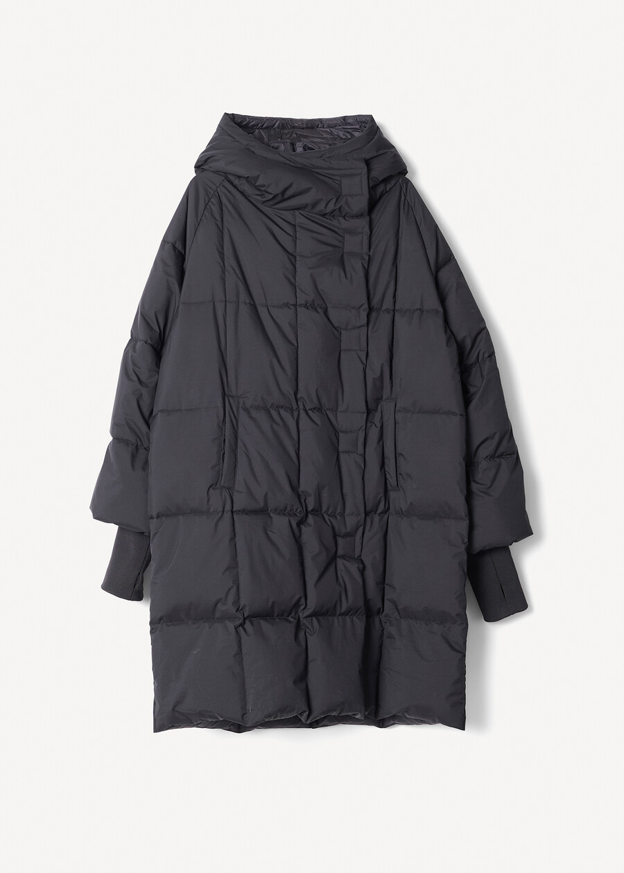 Piumino Parker lungo over NERO BLACK Donna , immagine n. 5