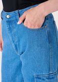 Daxy 100% cotton denim trousers DENI DENIM Woman image number 4