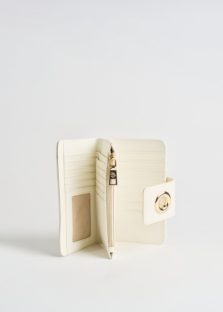 Portafoglio Path stampa cervo BIANCO WHITE Donna , immagine n. 4