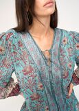 Blusa Bruny stampa lurex ROSSO BORDEAUXAZZURRO BREZZA Donna immagine n. 3