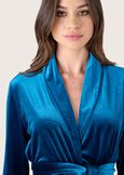 Coprispalle Colyn in velluto BLU COBALTO Donna immagine n. 2