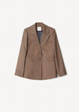 Giasmine checked blazer MARRONE TERRA Woman image number 6