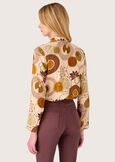 Blusa Susanna 100% viscosa BEIGE Donna immagine n. 3