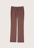Pantalone Miranda in poliviscosa MARRONE CASTAGNABLU INCHIOSTRO Donna immagine n. 5