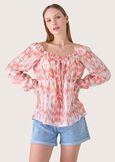 Sheryl printed blouse ROSSO LIPSTICK Woman image number 1