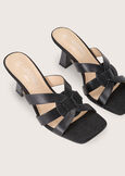 Spark eco-leather sandal NERO BLACK Woman image number 3
