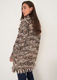 Cardigan Cardi in tweed effetto chenille NERO BLACKNERO BLACK Donna immagine n. 4