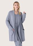 Cruuz oversize cardigan GRIGIO MEDIUM GREY Woman image number 1