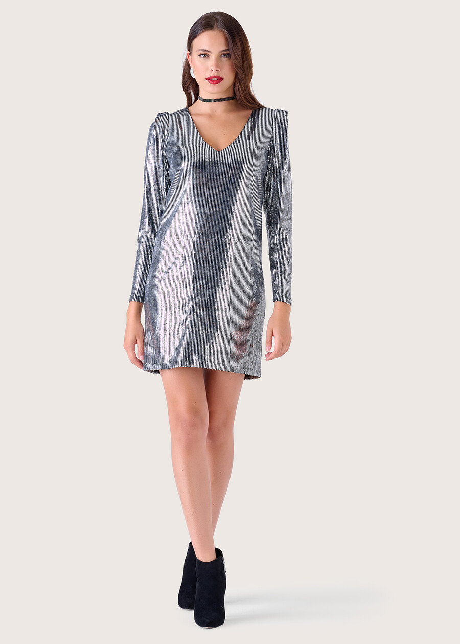 Abito Adele in paillettes SILVER Donna , immagine n. 1