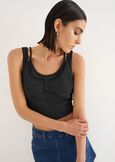 Top sportivo in cotone Tabi GRIGIO ANTRACITE Donna immagine n. 2