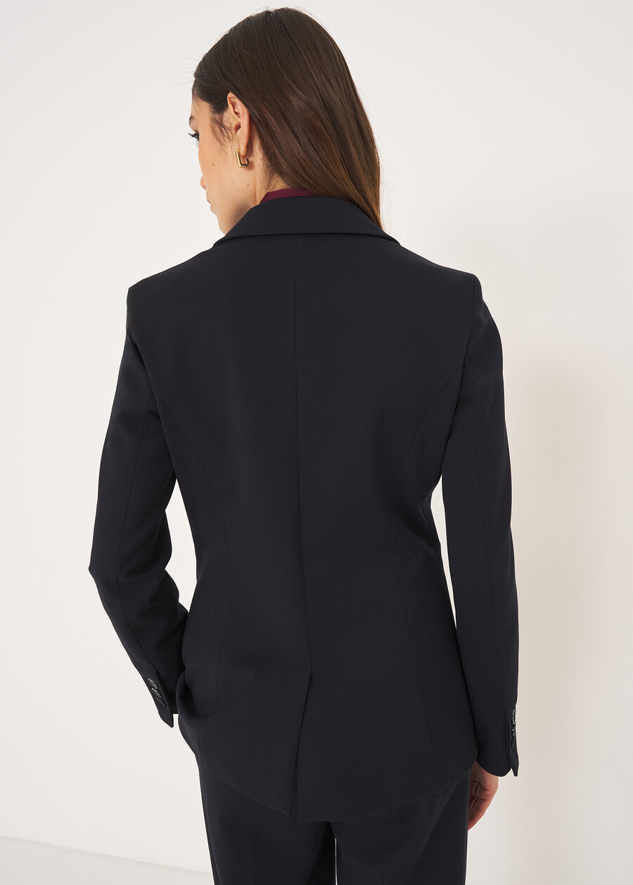 Structured Two-Button Suit BLUGRIGIO TORTORA Woman , image number 4