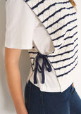 Sensei layered knit top BLU Woman image number 2