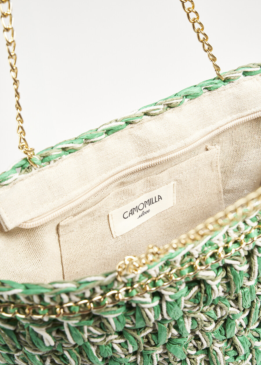 Borsa shopping intrecciata Bosa VIOLA MAGENTAVERDE GARDEN Donna , immagine n. 3
