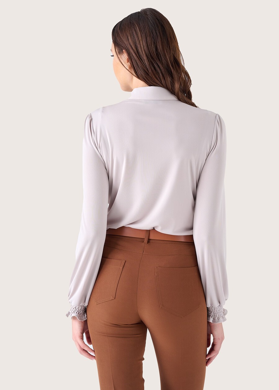 Camicia Calliope in jersey VIOLA FRESIAGRIGIO CLOUD Donna , immagine n. 3