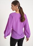 Blusa Benoit in georgette VIOLA MULBERRY Donna immagine n. 3