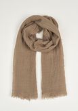 Sciarpa Sophie 100% lana BLU AVIONBIANCO BURROROSSO ARANCIONEMARRONE TERRA Donna immagine n. 1