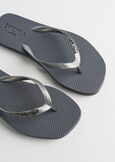Infradito Syra con libellule GRIGIO GUN METALGOLD Donna immagine n. 2