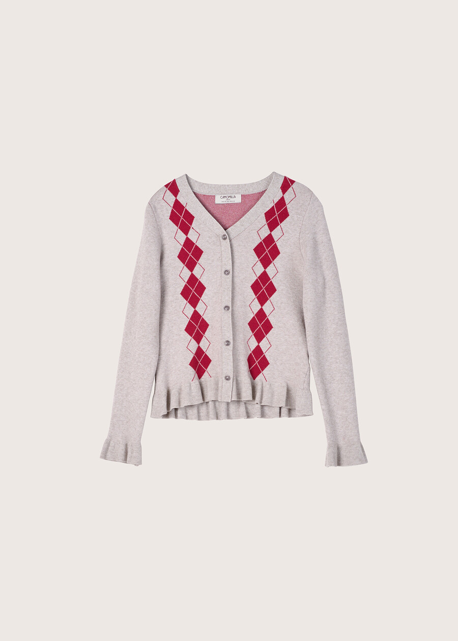 Maglia Mosty stile cardigan GRIGIO MEDIUM GREY Donna , immagine n. 6