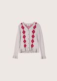 Maglia Mosty stile cardigan GRIGIO MEDIUM GREY Donna immagine n. 6