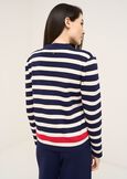 Miriam knit sweater with polo collar BLU Woman image number 4
