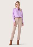 Alice polyviscose trousers BEIGE CAMMELLOGRIGIO MEDIUM GREY Woman image number 3