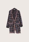 Cardigan Cardi in tessuto bouclé NERO BLACK Donna immagine n. 6