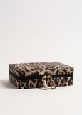 Baylie animal-print eco-leather jewelry case NERO BLACK Woman image number 2