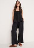 Pantaloni Pebel A Zampetta BLU OTTANIONERO BLACK Donna immagine n. 1