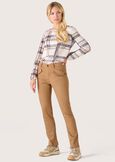 Trekking cotton trousers MARRONE BRONZE Woman image number 1