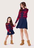 Gonna a ruota Gaya da bambina BLUE OLTREMARE  Donna immagine n. 5