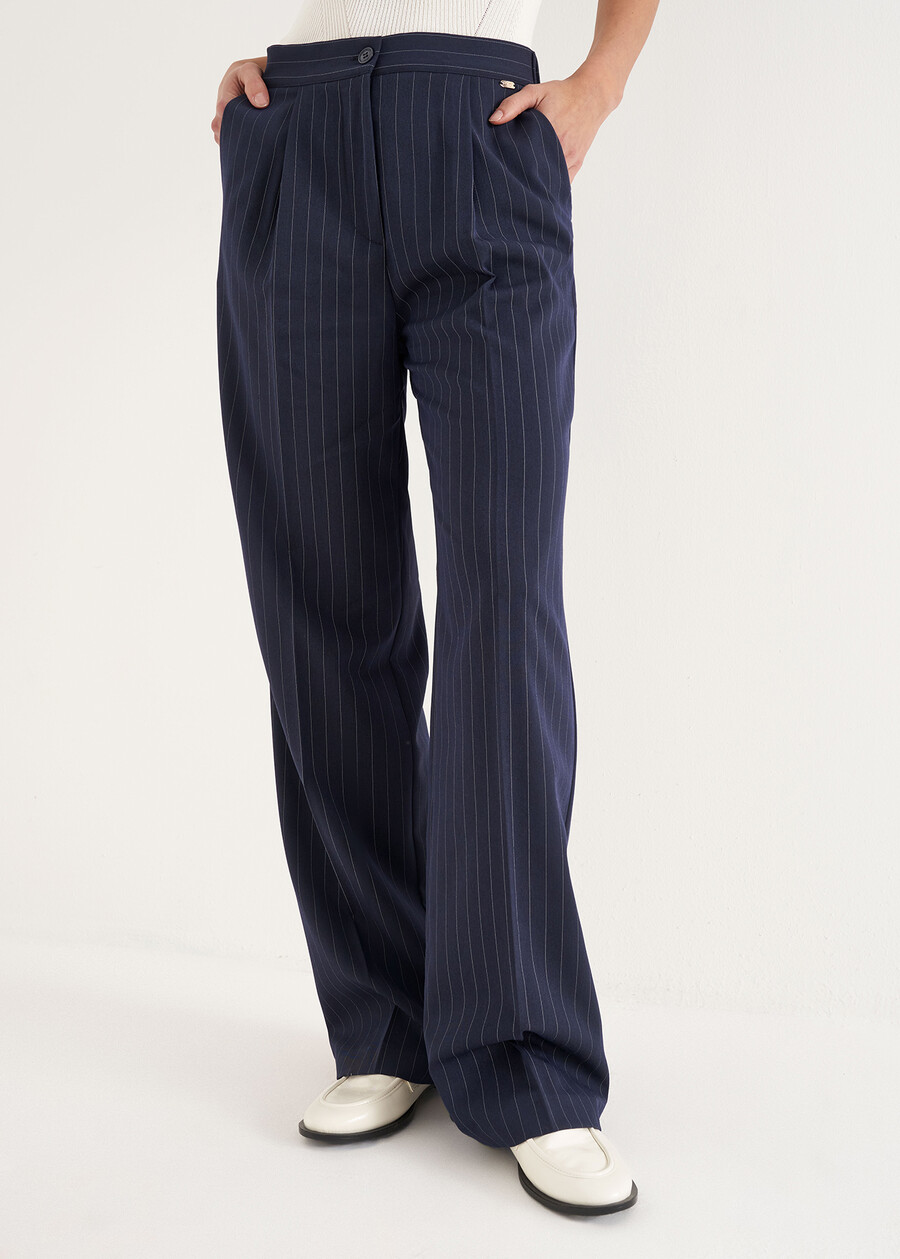 Pantalone Primo in poliviscosa GRIGIO GREYBLU Donna , immagine n. 3