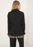 Leopard-Print Suit with Slim-Leg Trousers NERO BLACK Woman image number 4