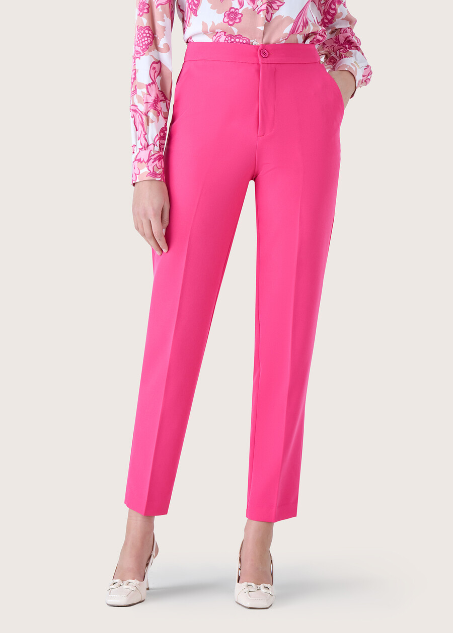 Alice technical fabric trousers ROSA FUCSIAVERDE POLINESIA Woman , image number 3
