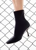 Saba ankle boots with squared toe NERO BLACK Woman image number 1