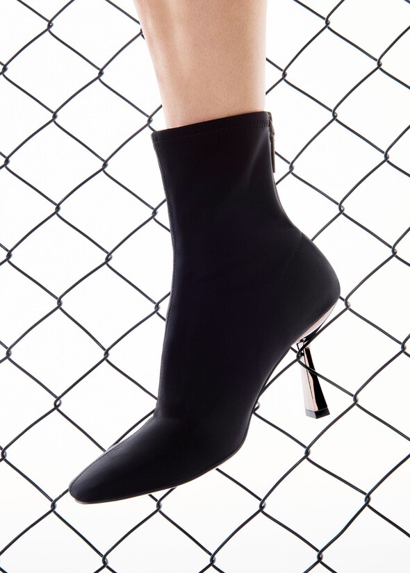 Saba ankle boots with squared toe NERO BLACK Woman null