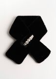 Collo Stefy in ecopelliccia con perle NERO BLACKBEIGE LATTE Donna immagine n. 2