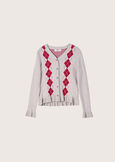 Maglia Mosty stile cardigan GRIGIO MEDIUM GREY Donna immagine n. 5