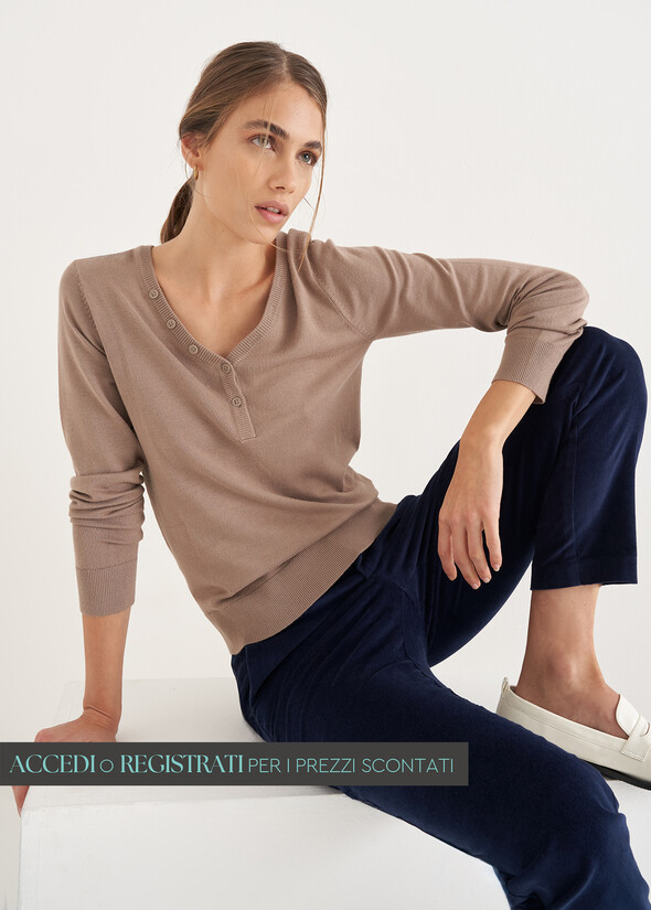 Maglia Megans in viscosa GRIGIO TORTORA Donna null