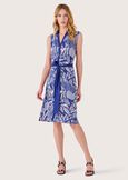 Abito giromanica Azzurra BLU Donna immagine n. 1