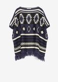 Poncho Mariam in maglia  Donna immagine n. 5