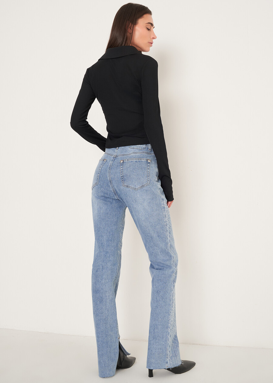 Daniel skinny denim trousers NERO BLACKDENIM MEDIUM DENIM Woman , image number 4