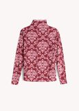 T-shirt Stef collo alto stampata ROSSO BORDEAUX Donna immagine n. 6